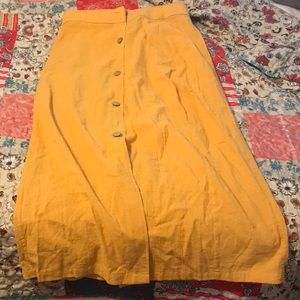 Yellow skirt